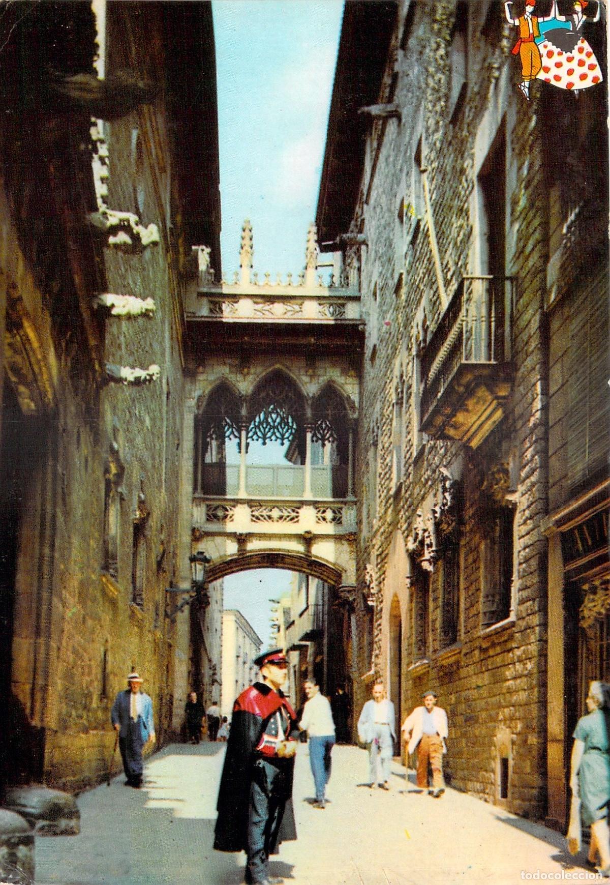 Postales: Postal de la Calle del Obispo Irurita en Barcelona