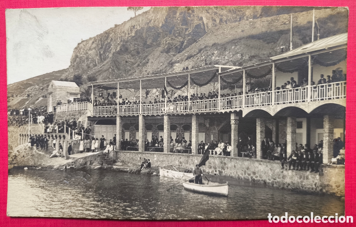 Postales: SANT FELIU DE GU&Iacute;XOLS BANYS SANT TELM POSTAL FOTOGR&Aacute;FICA SELLO SECO MANETES C. 1915