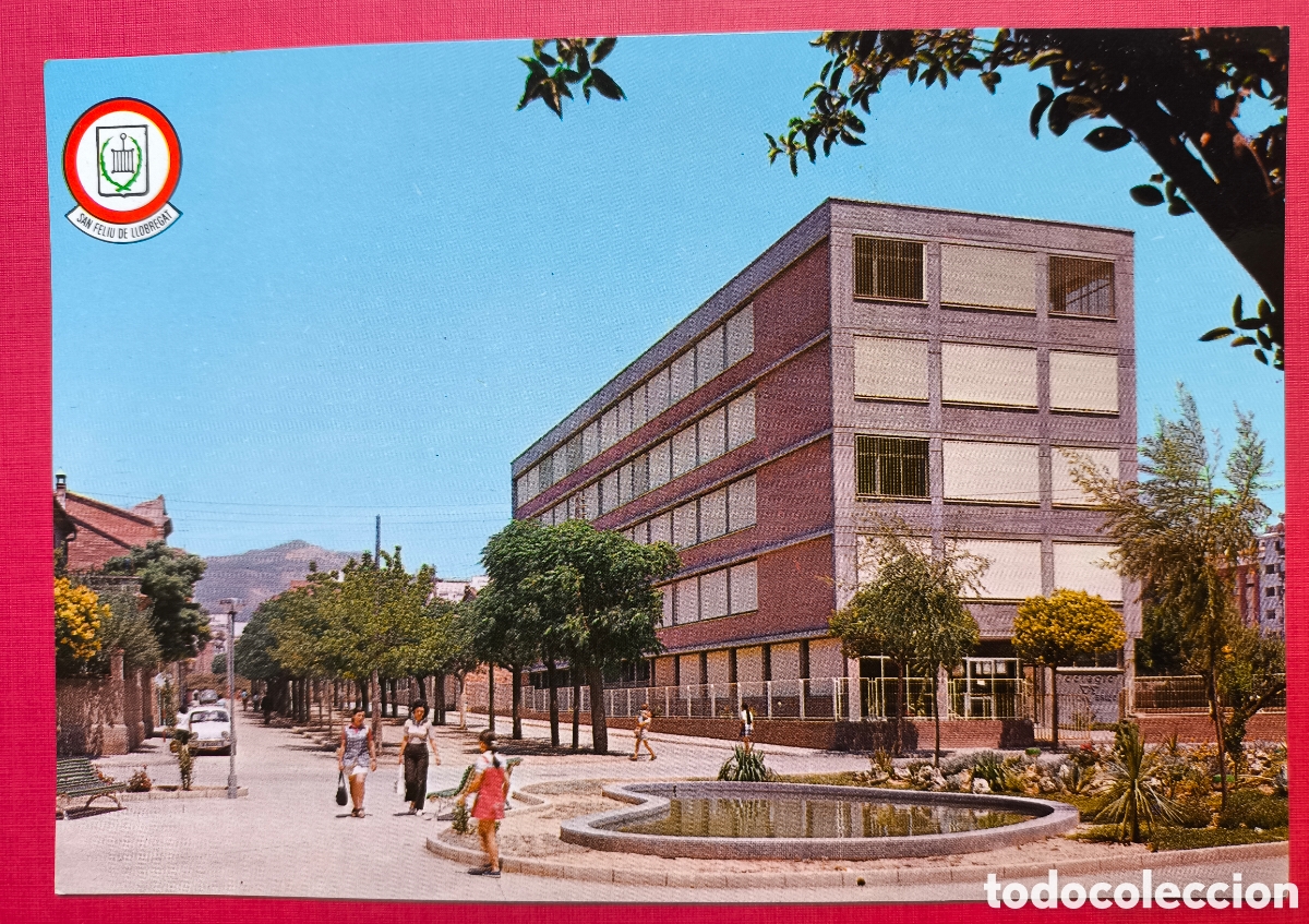 Postales: SANT FELIU DE LLOBREGAT PLA&Ccedil;A CATALUNYA POSTAL A COLOR BARCELONA C. 1970