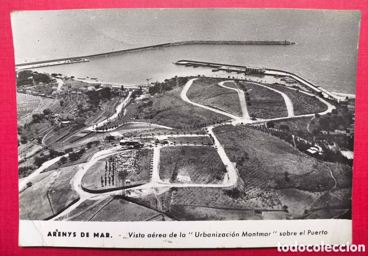 Postales: ARENYS DE MAR URBANIZACI&Oacute;N MONTEMAR POSTAL FOTOGR&Aacute;FICA C. 1960