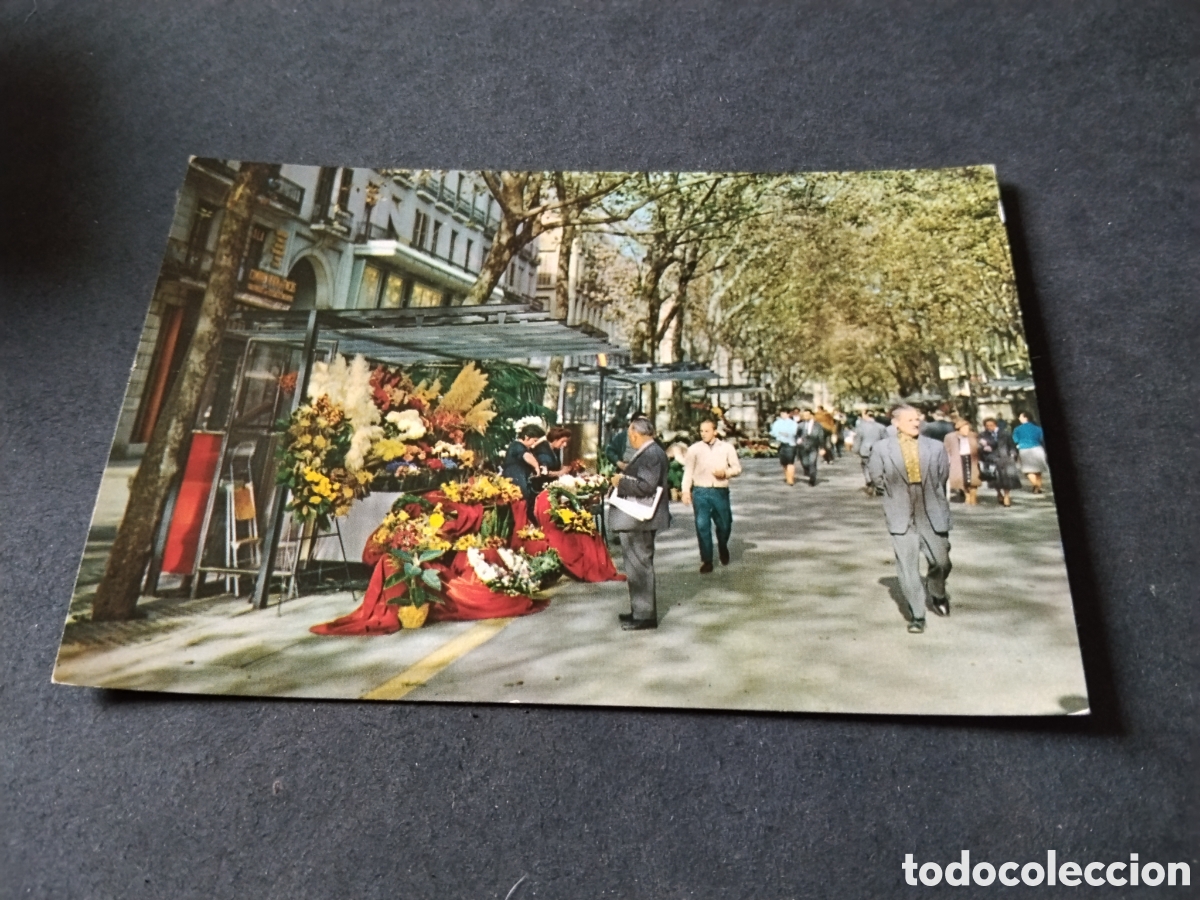 Postales: Postal Barcelona La Rambla