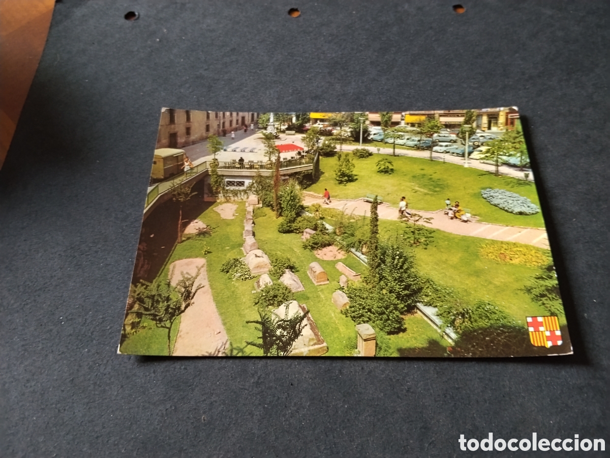 Postales: Postal Barcelona Plaza Villa de Madrid, tumbas romanas