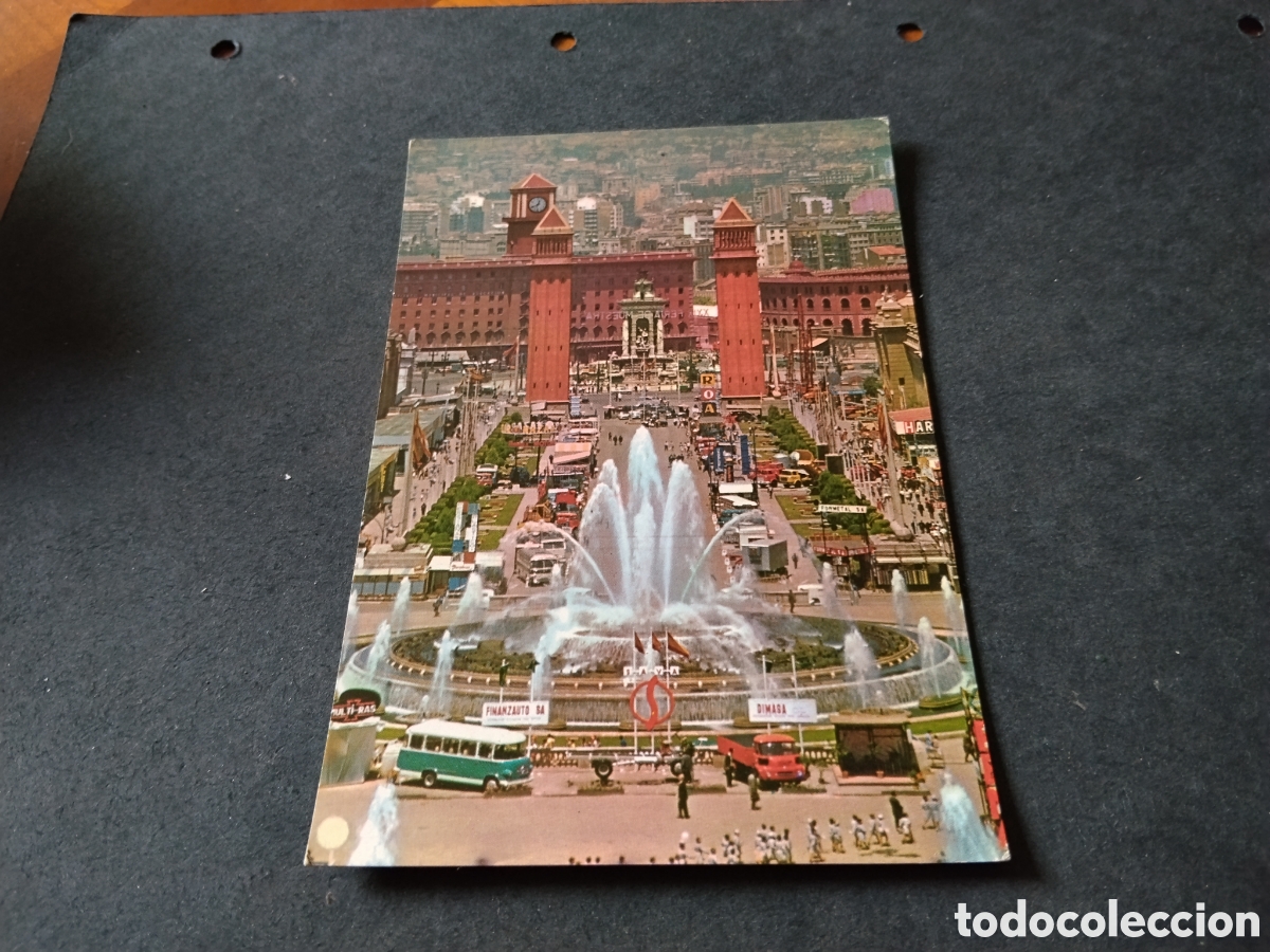 Postales: Postal Barcelona parque de Montjuic