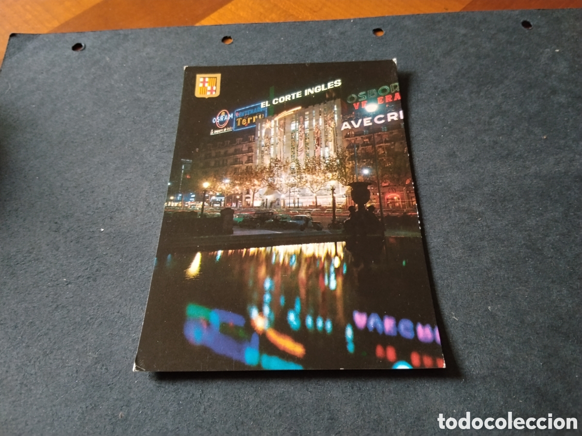 Postales: Postal Barcelona de noche - Foto 1