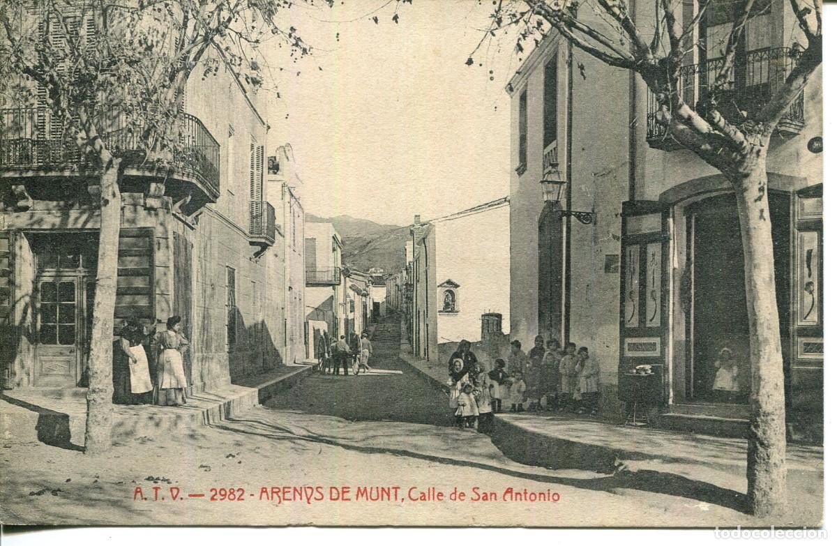 Postais: ARENYS DE MUNT- CALLE SAN ANTONIO - ATV 2982