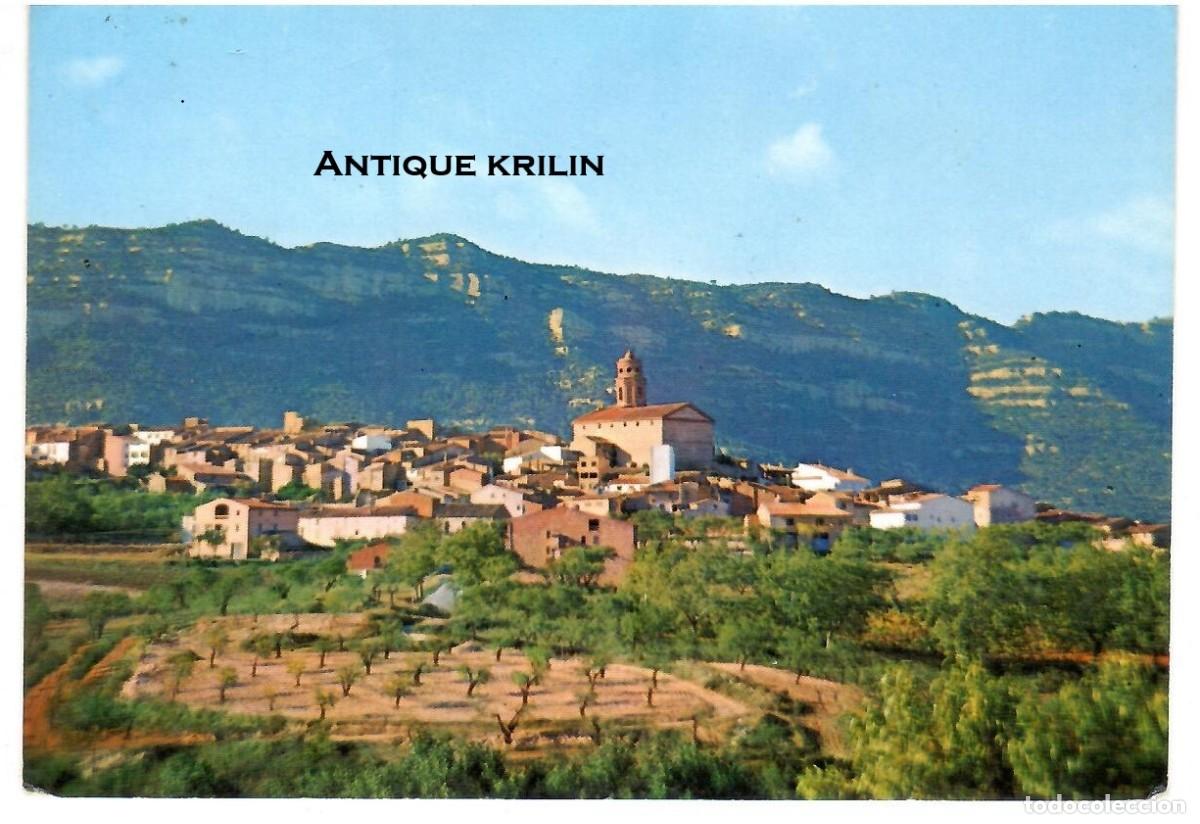 Postales: TARRAGONA / ULLDEMOLINS N&ordm; ME 105 POBLE AMB EL MONTSANT AL FONS / KOLORHAM / FRANQUEADA