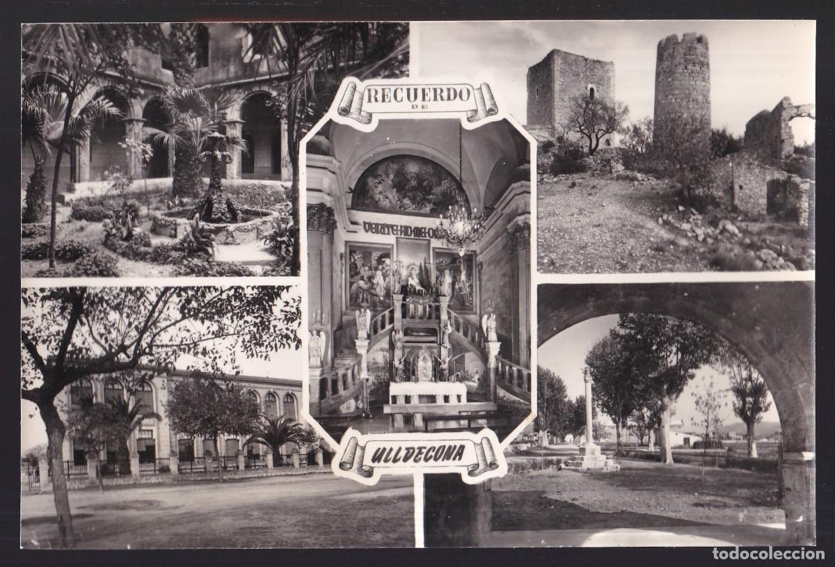 Postkarten: Ulldecona. *Diversos aspectos de la Ciudad* Raymond n&ordm; 28. Escrita.
