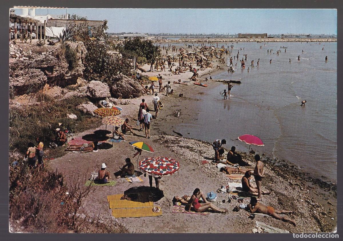 Postales: La R&agrave;pita. *Playa Hortets &oacute; Pipi* F. Castell n&ordm; 11. Circulada 1973.