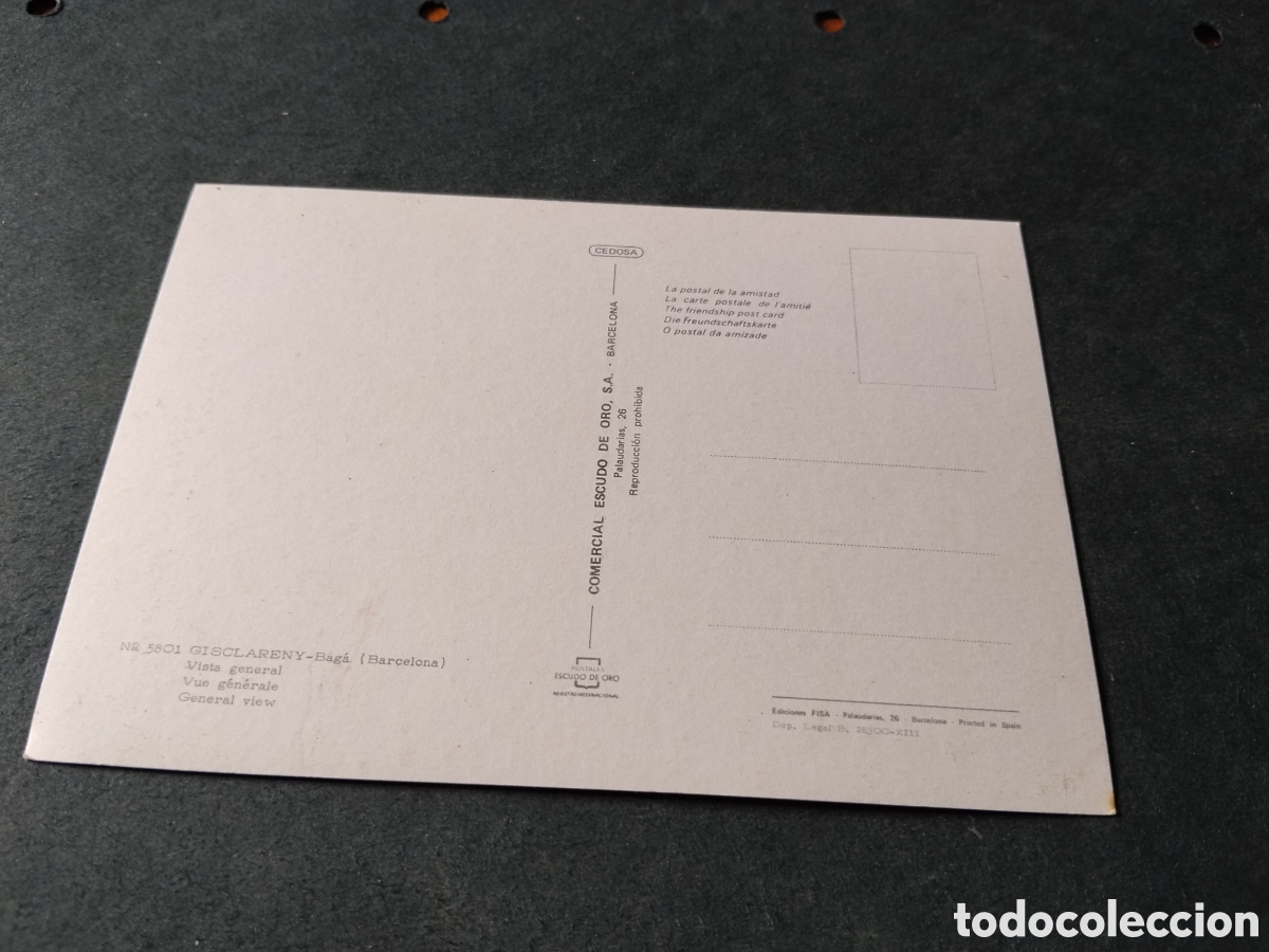 Postales: Postal gisclareny,baga - Foto 2