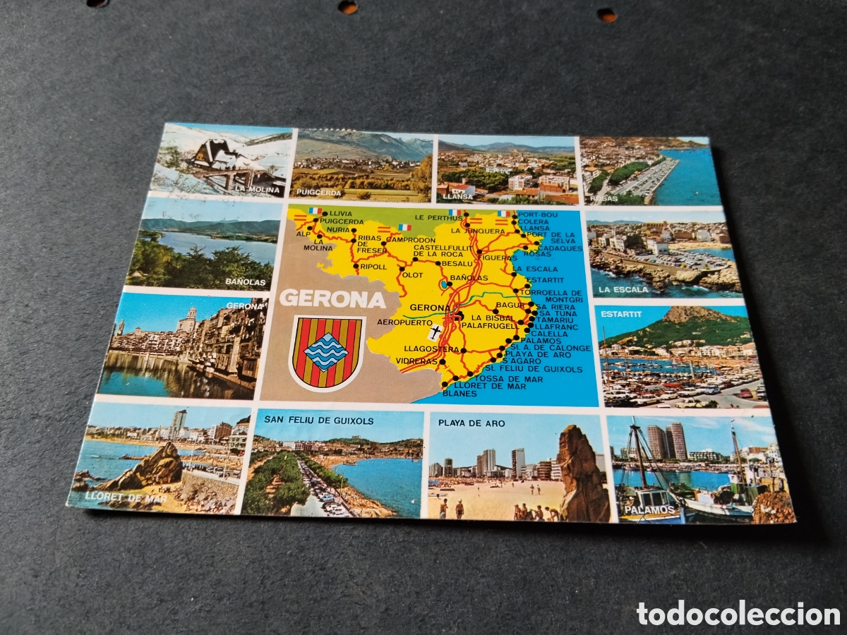 Postales: Postal Gerona panor&aacute;mica