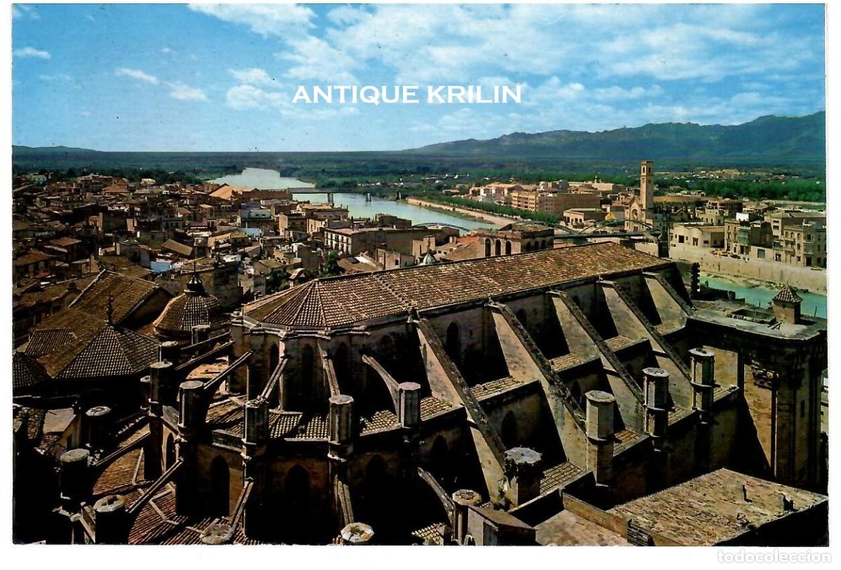 Postales: TORTOSA N&ordm; 10 VISTA DESDE LA ZUDA / FOTO DAUFI / SIN FRANQUEAR
