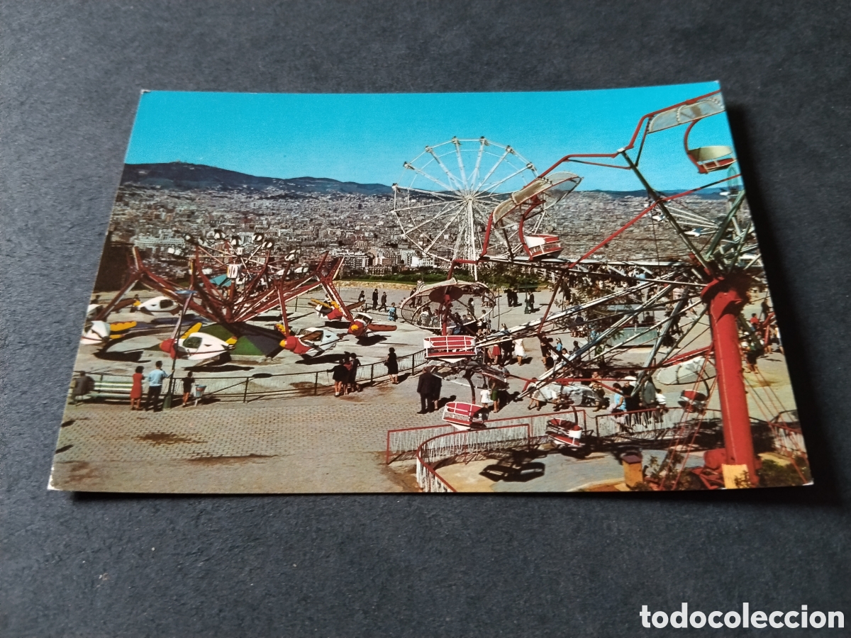 Postales: Postal Barcelona parque de atracciones Montjuic