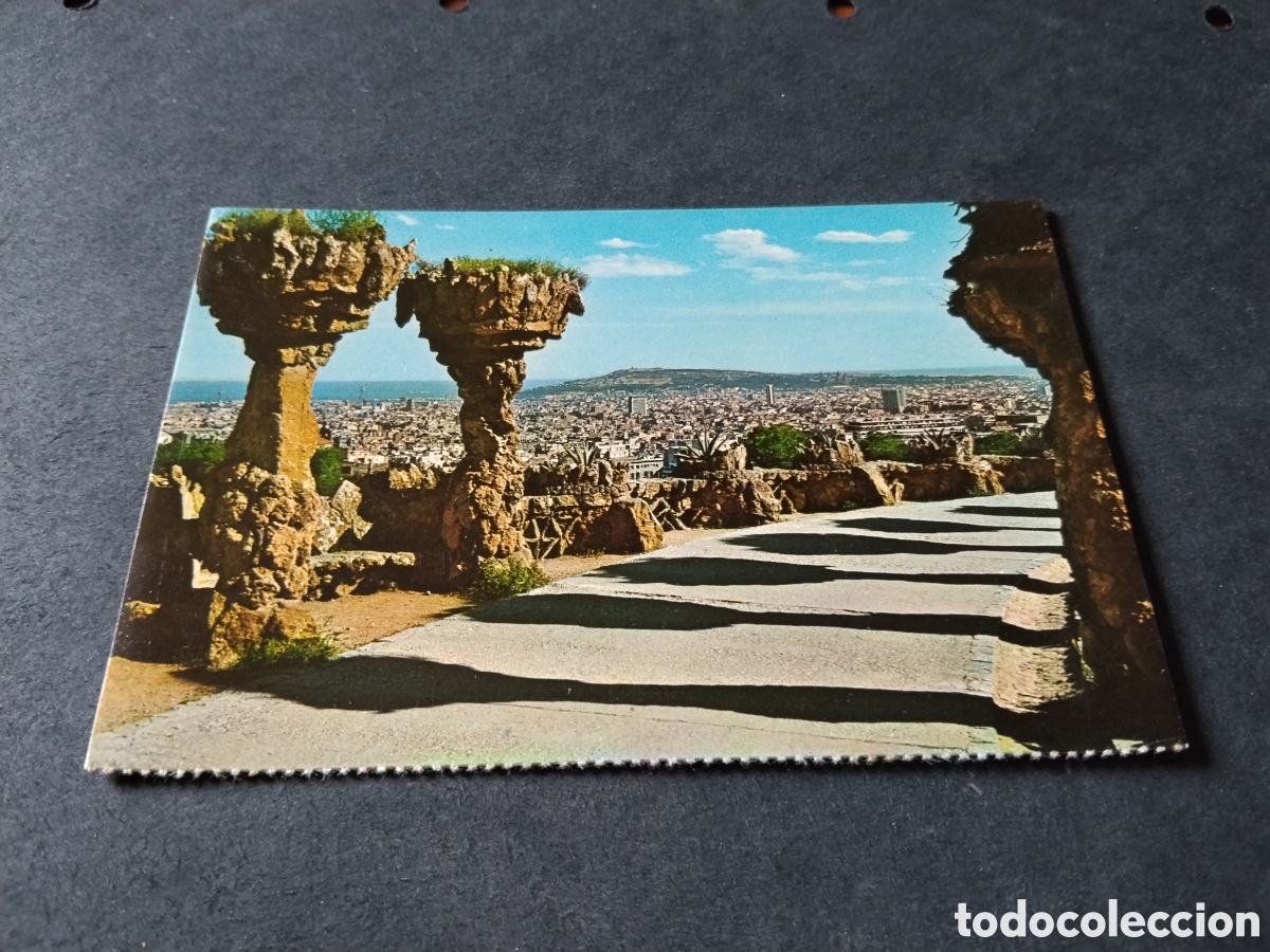 Postales: Postal Barcelona parque G&uuml;ell