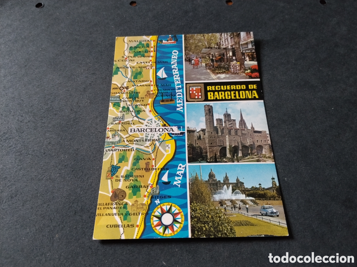 Postales: Postal Barcelona panor&aacute;mica