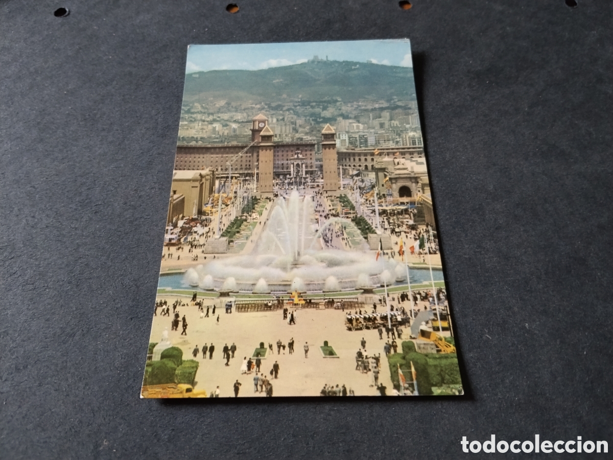 Postales: Postal Barcelona fuente