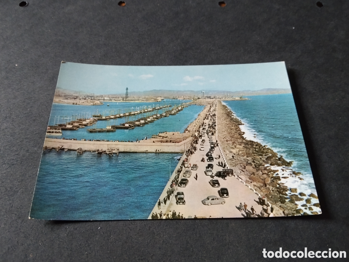 Postales: Postal Barcelona paseo del rompeolas - Foto 1