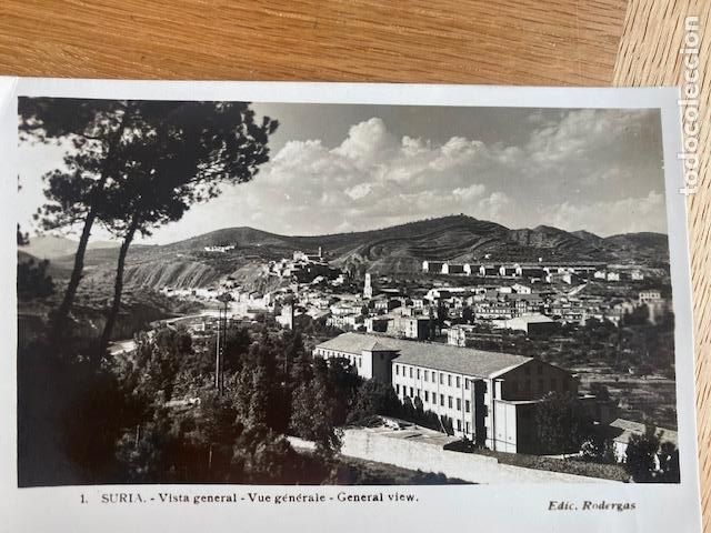 Postales: Suria. N&ordm;1. Vista general. Ed. Rogergas. Escrita en dorso