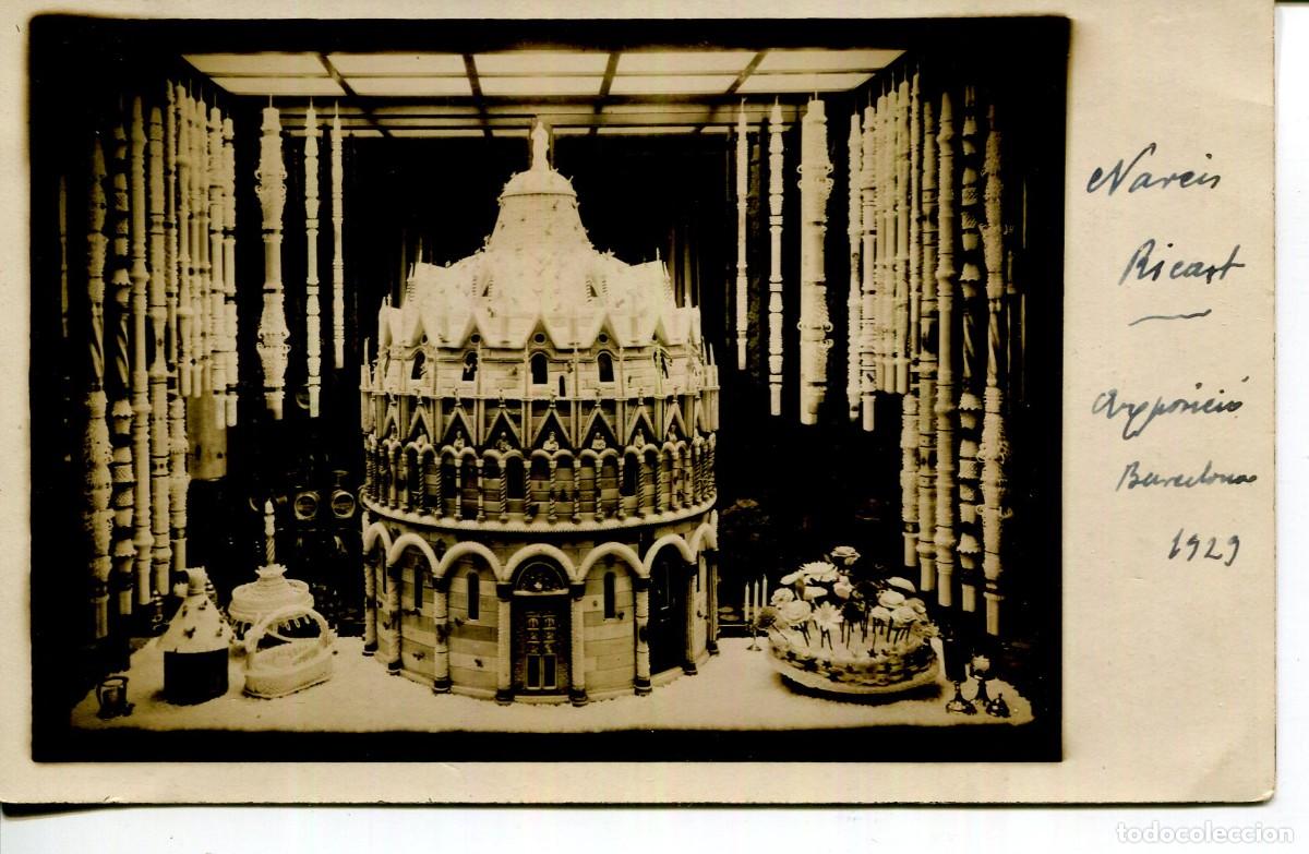 Cartes Postales: MATAR&Oacute; -CERERIA-BUJIAS. NARCIS RICART COLL- STAND N&ordm; 52-PALACIO DE QUIMICA-EXPO BARCELONA 1929-FOTO