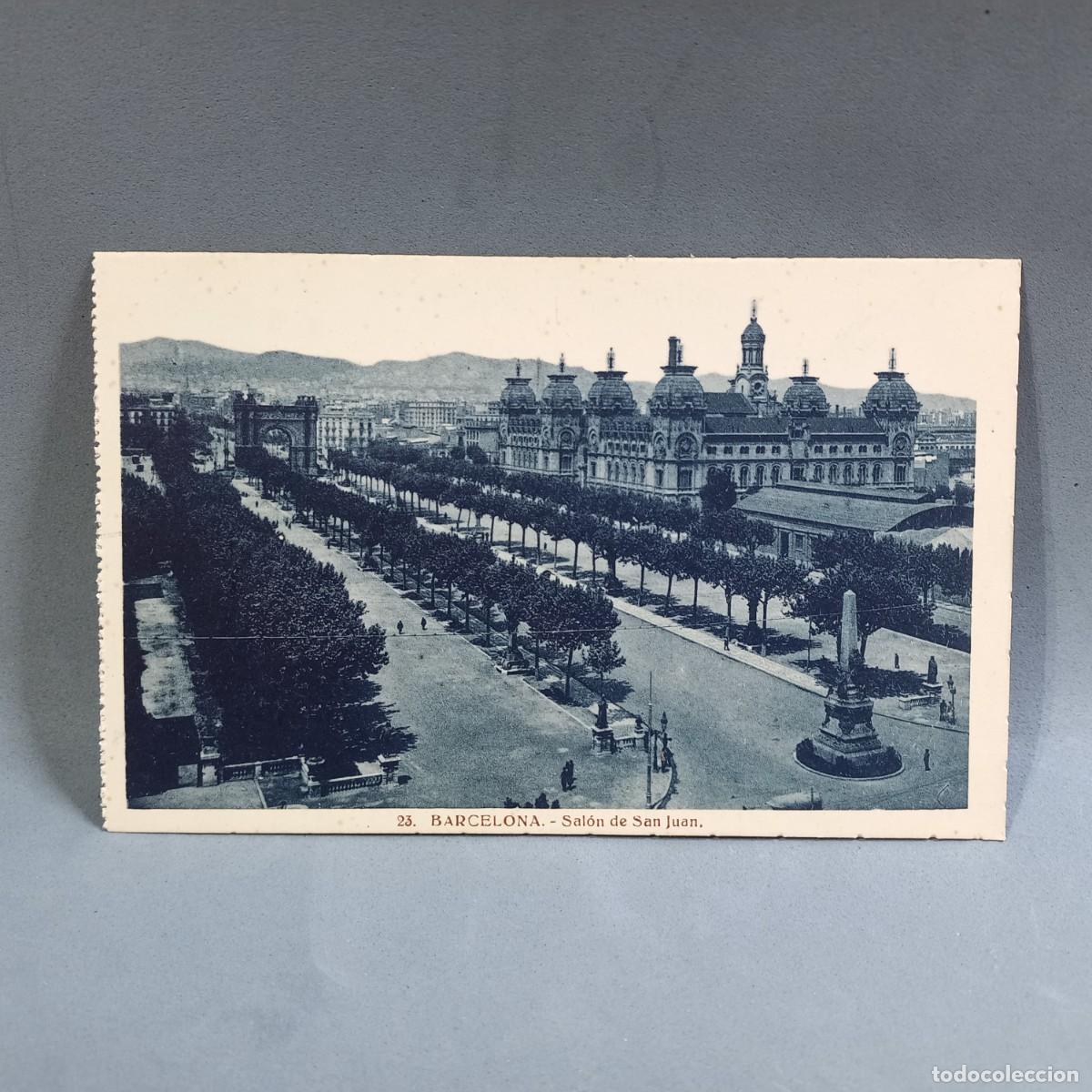 Postkarten: Antigua postal. 23 Barceloana. Sal&oacute;n de San Juan, Heliot&iacute;pia Art&iacute;stica Espa&ntilde;ola