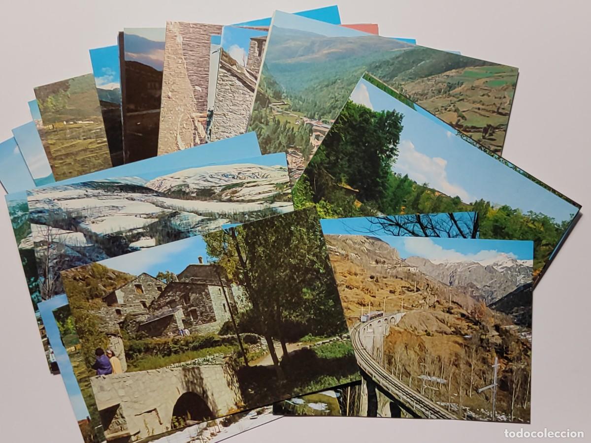 Postales: Lote 28 postales GERONA, GIRONA Pirineo catal&aacute;n Barrio Jud&iacute;o Queralbs Besalu Olot Campelas Mollo etc