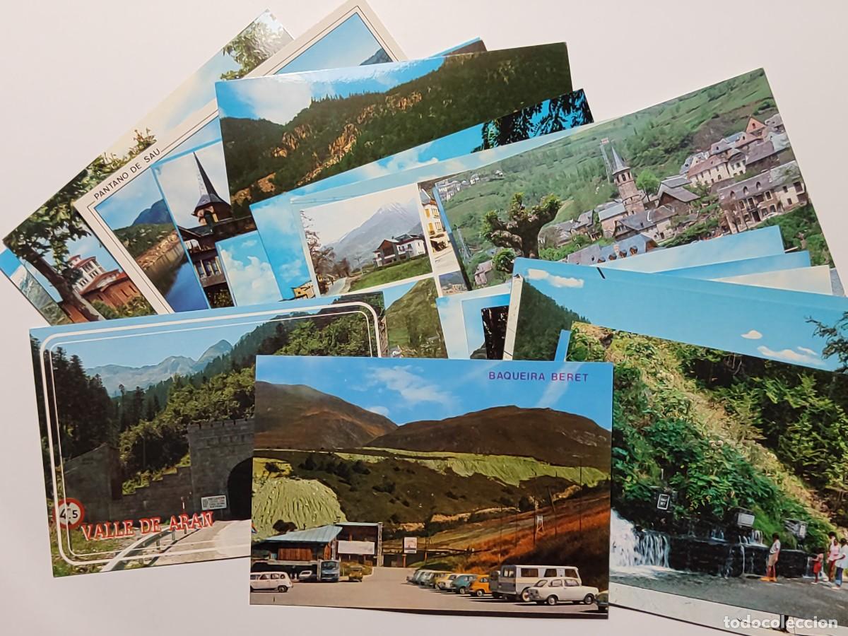 Postales: Lote 24 postales BARCELONA, LERIDA, PIRINEO CATAL&Aacute;N y VALLE DE ARAN, Baqueira Viella Vich Gosol, etc