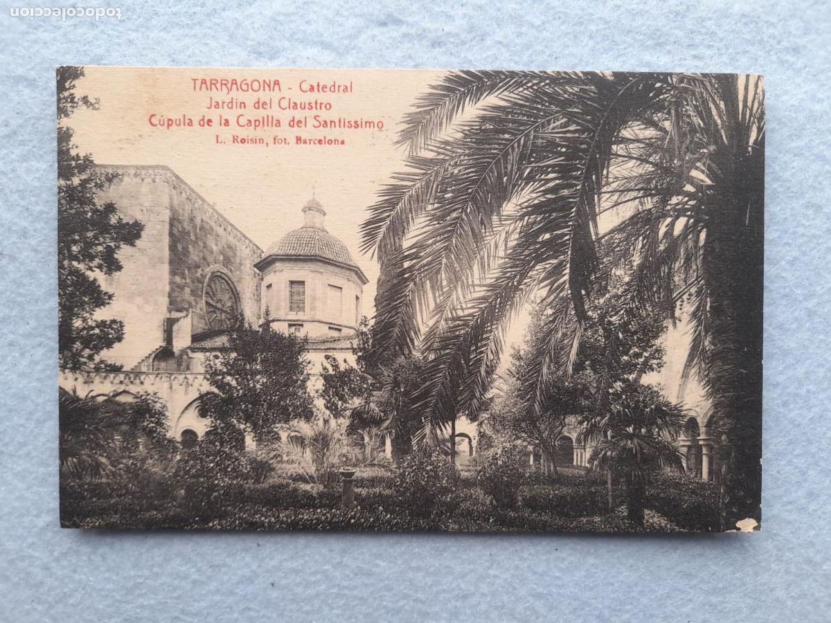 Cartoline: Tarragona. Catedral. C&uacute;pula de la Capilla del Santuario. Escrita en 1934.