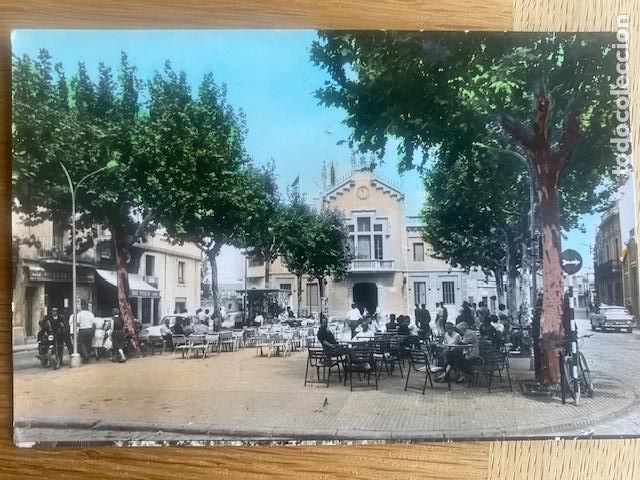 Postales: Prat de Llobregat. N&ordm; 1. Plaza del Caudillo. Ed. Jari. Escrita 1963