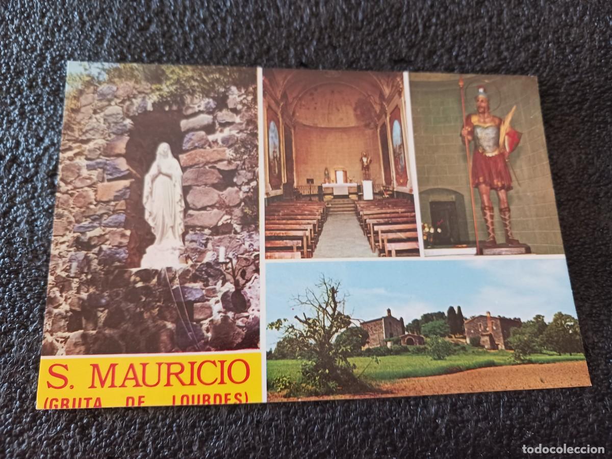 Postales: 4 S. MAURICIO, GRUTA DE LOURDES, CALDAS DE MALAVELLA, FOTO OLIVERAS