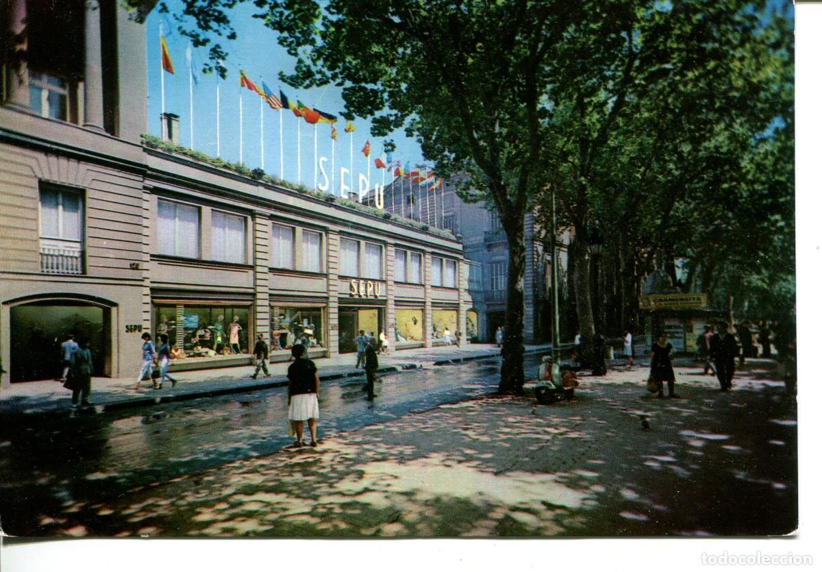 Postales: BARCELONA-RAMBLAS- ALMACENES S.E.P.U.- A&Ntilde;OS 60