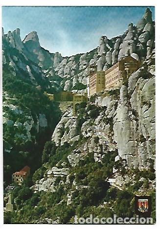Postales: EL MONESTIR I AERI DEL LLOBREGAT- THE MONASTERY AND AERIAL OF THE LLOBREGAT .- MONTSERRAT/BARCELONA