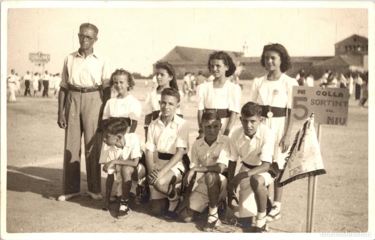 Postales: Matar&oacute; - 26.08.1945 - 2&ordm; Concurso Sardanista - Colla Sortint del Niu - Reportajes Santi