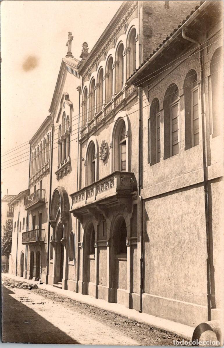 Postales: Manlleu - Colegio de los Hermanos de la Escuelas Cristianas - Antigua Postal Fotogr&aacute;fica -Sin datos
