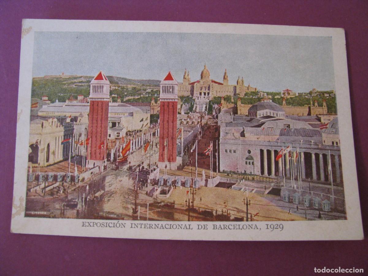 Postales: POSTAL DE BARCELONA. EXPOSICION INTERNACIONAL 1929. ED. VICTORIA. N. COLL SALIETI