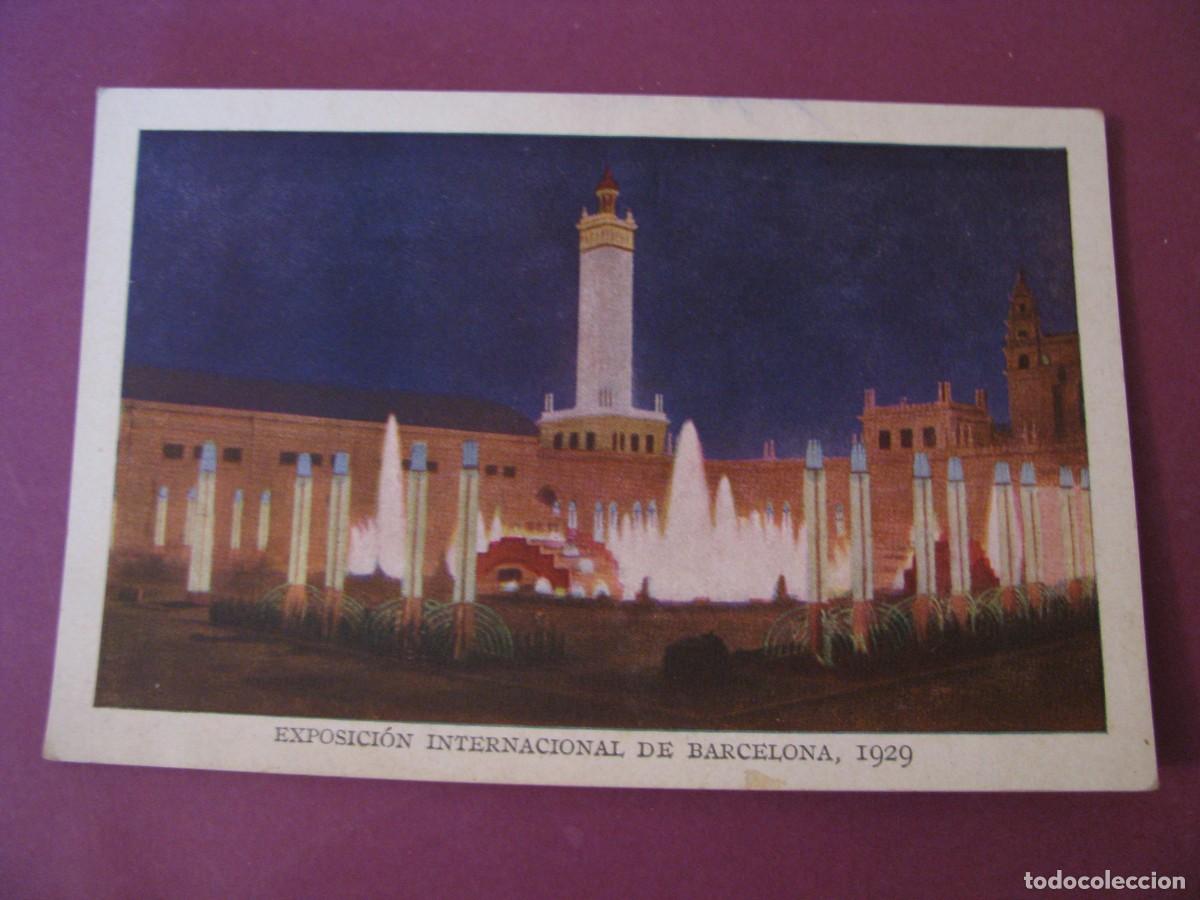 Postales: POSTAL DE BARCELONA. EXPOSICION INTERNACIONAL 1929. ED. VICTORIA. N. COLL SALIETI
