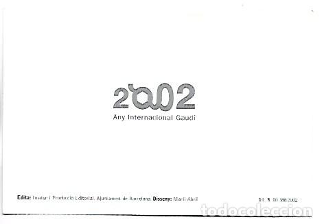 Postales: ANY INTERNACIONAL GAUDI 2002 - Foto 2
