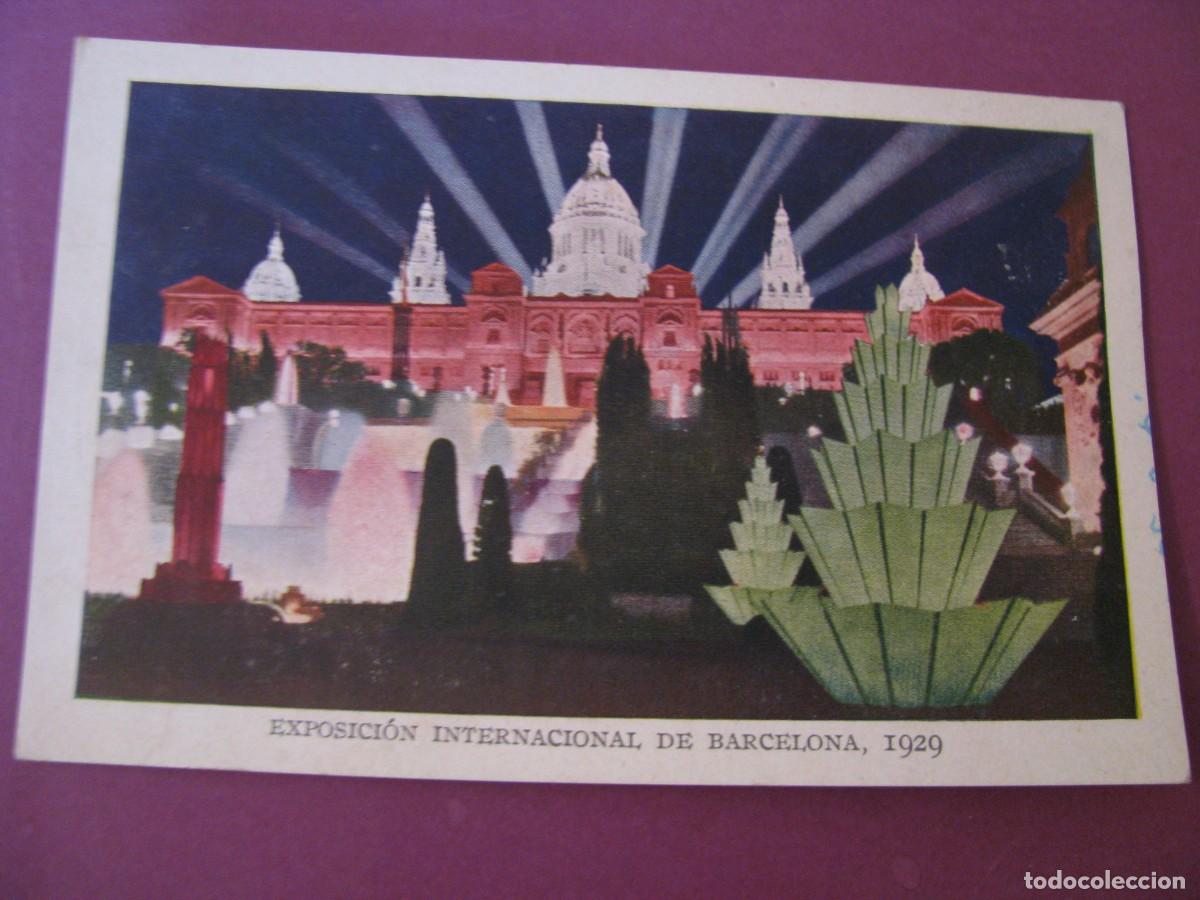 Postales: POSTAL DE BARCELONA. EXPOSICION INTERNACIONAL 1929. ED. VICTORIA. N. COLL SALIETI