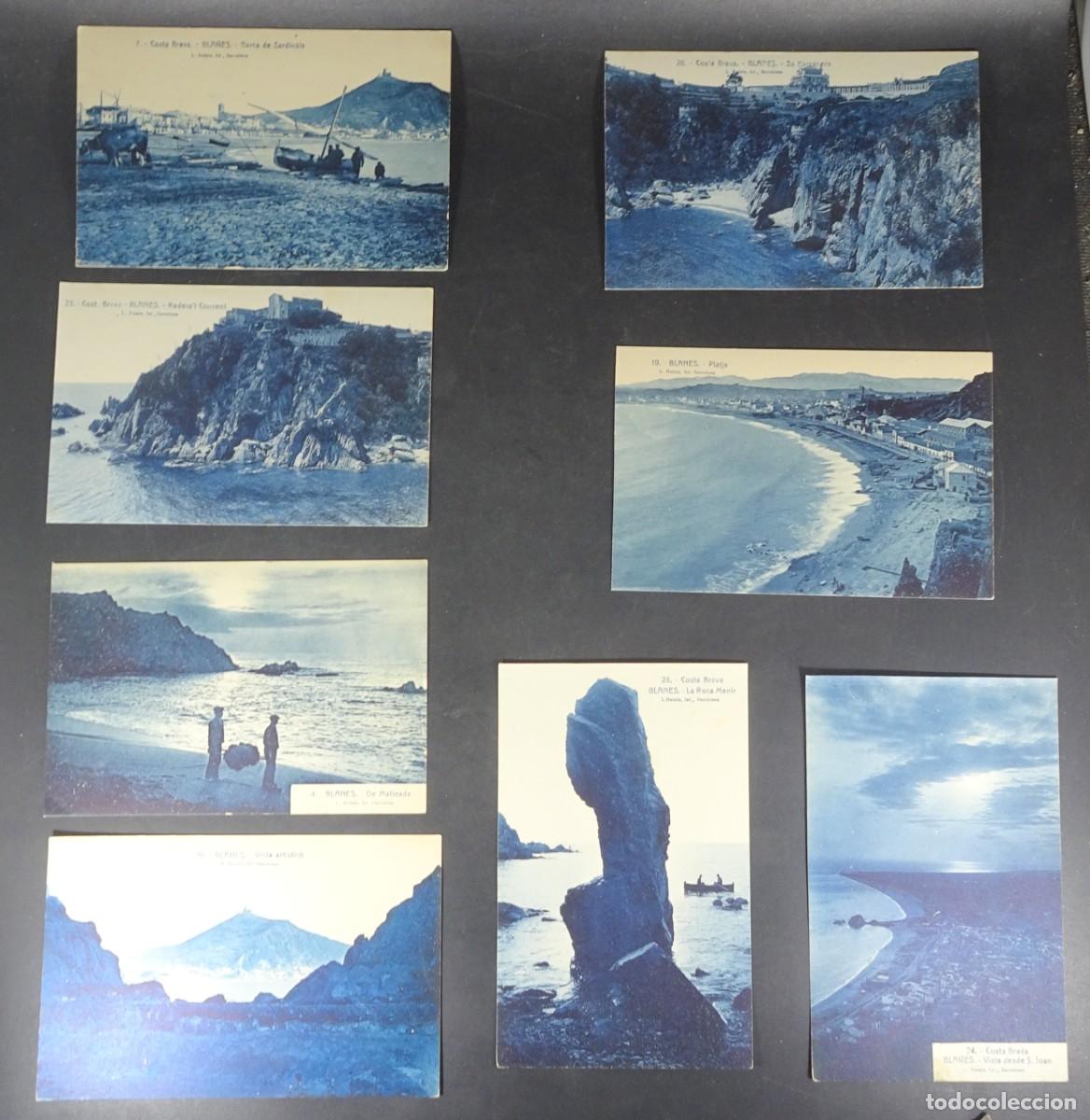 Postcards: LOTE DE 8 ANTIGUAS POSTALES CPA , BLANES, COSTA BRAVA, L.ROISIN, 1 CIRCULADA, VER FOTOS