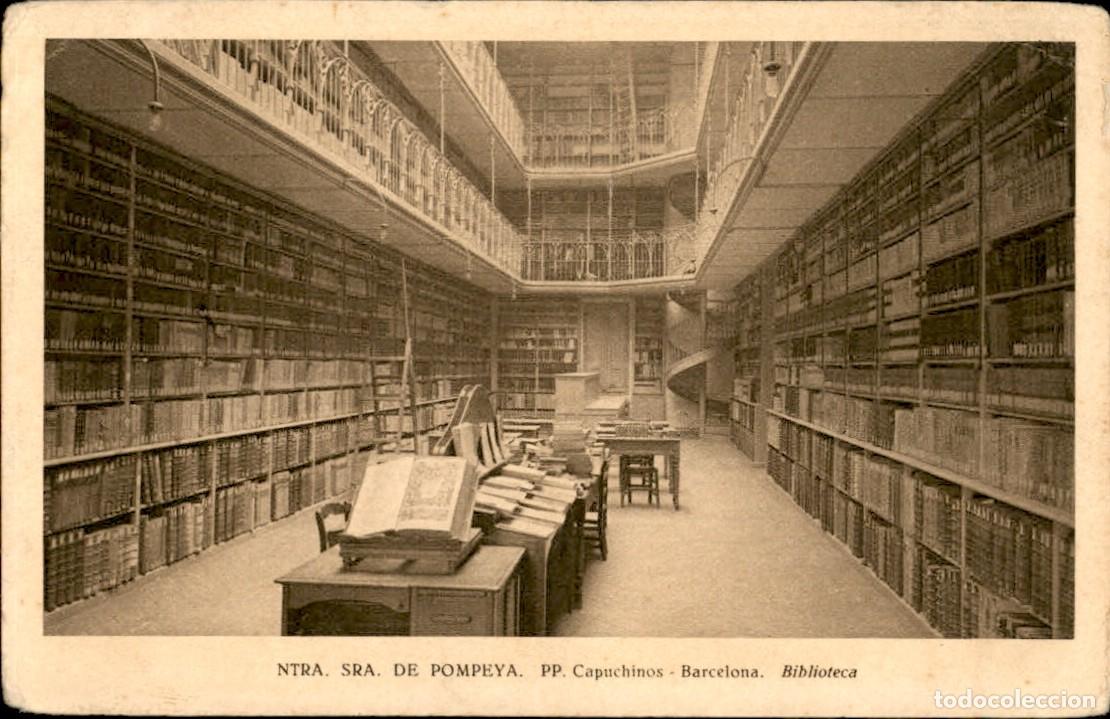 Postales: Ntra. Sra. de Pompeya - PP. Capuchinos Barcelona Biblioteca - Mambr&uacute;