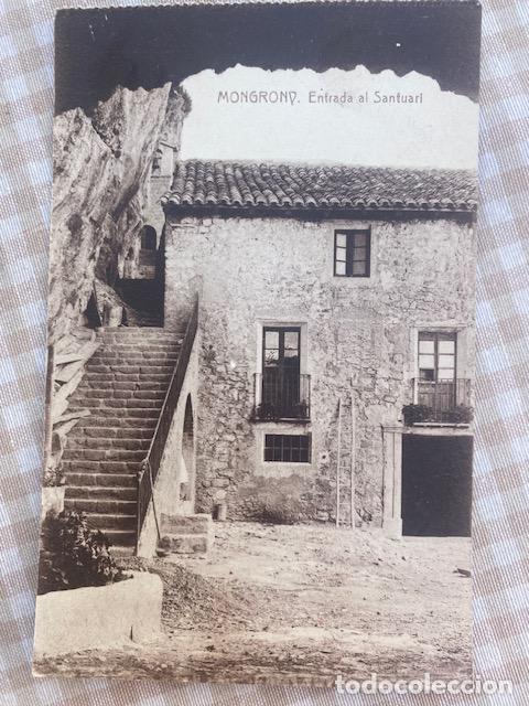 Postales: Montgrony (Girona). Entrada al Santuari. . Fototipia Thomas. Postal sin circular