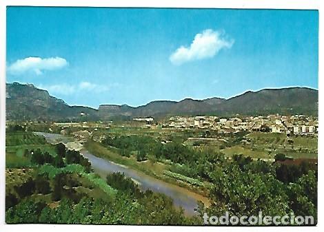 Postales: VISTA PARCIAL CON EL RIO LLOBREGAT.- OLESA DE MONTSERRAT
