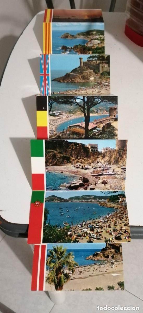 Cartoline: POSTALES DE TOSSA DE MAR (COSTA BRAVA). FORMATO ACORDE&Oacute;N