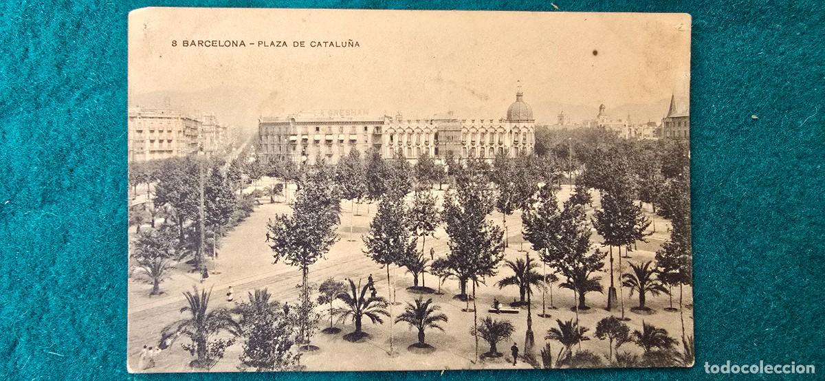 Postales: POSTAL 8 BARCELONA - PLAZA DE CATALU&Ntilde;A - MISEE HNOS.