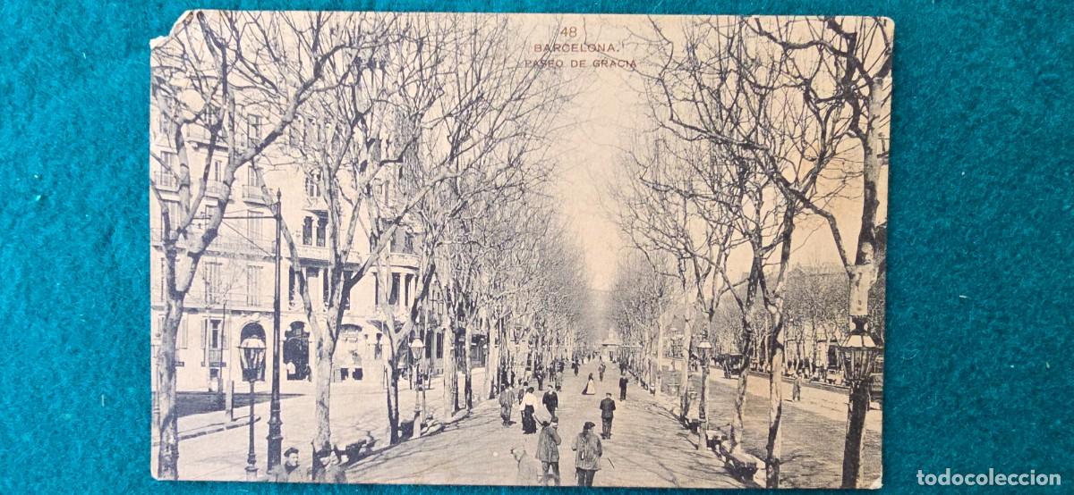 Postales: POSTAL 48 BARCELONA - PASEO DE GRACIA - MISEE HNOS.