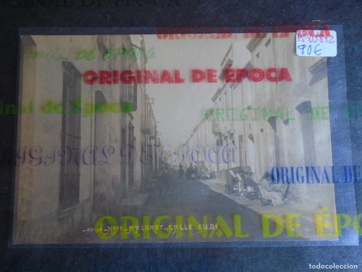 Postales: (PS-80842)POSTAL FOTOGRAFICA DE MALGRAT-CALLE CUBI.ENCAJE DE BOLILLOS.J.VILA.N&ordm;11