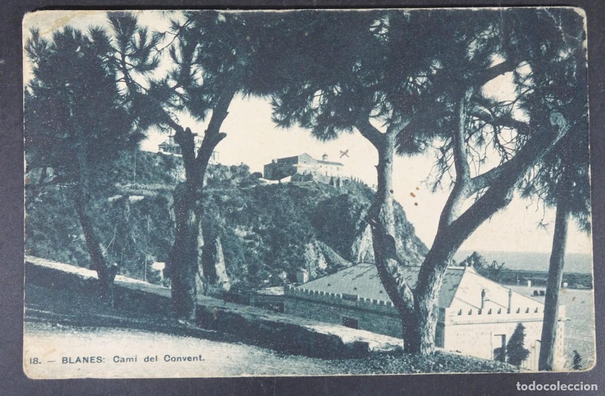Postales: ANTIGUA POSTAL CPA, BLANES CAM&Iacute; DEL CONVENT, COSTA BRAVA, 1927, VER FOTOS