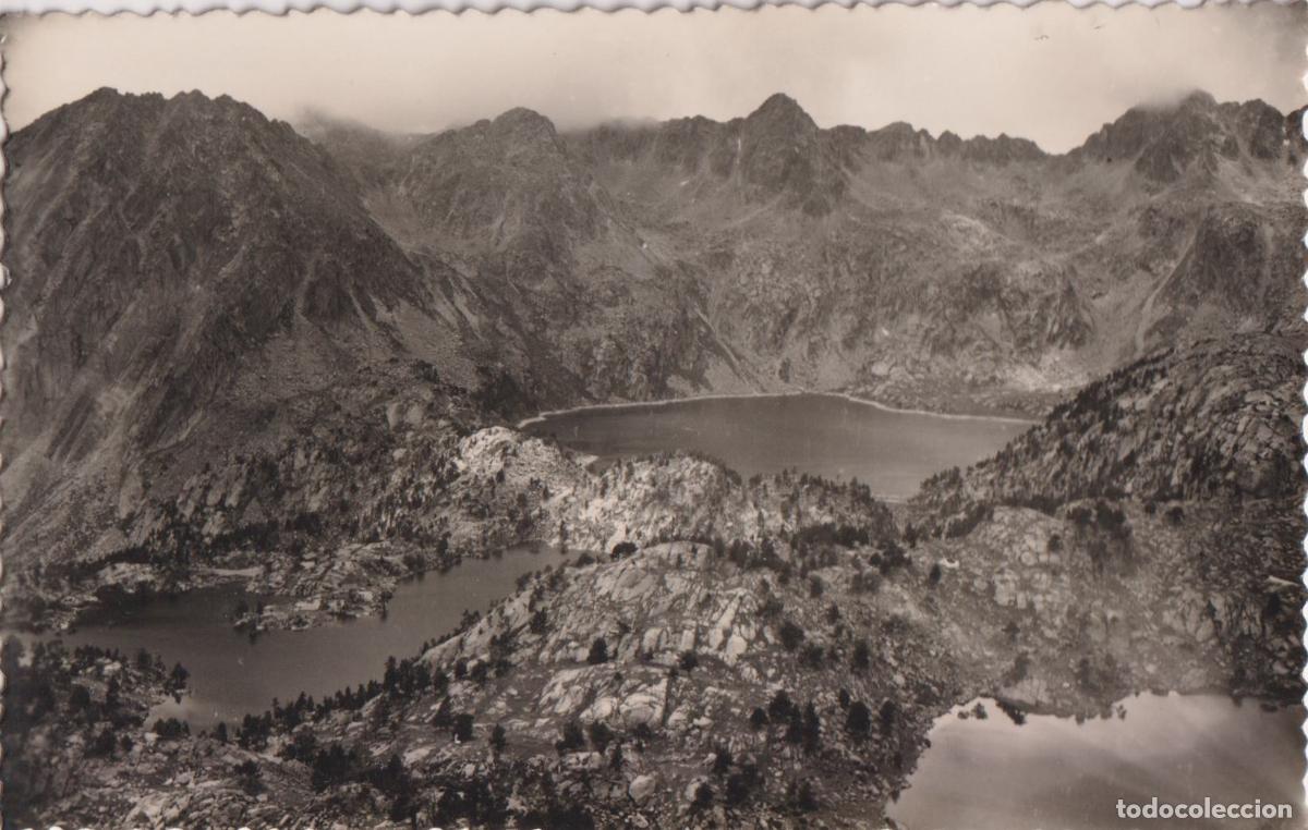 Postales: LLEIDA, REGION DE ESPOT - SAN NICOLAU, ESTANY NEGRO Y ESTANY TORT DE PEGUERA - ED.SICILIA N&ordm;31 - S/C