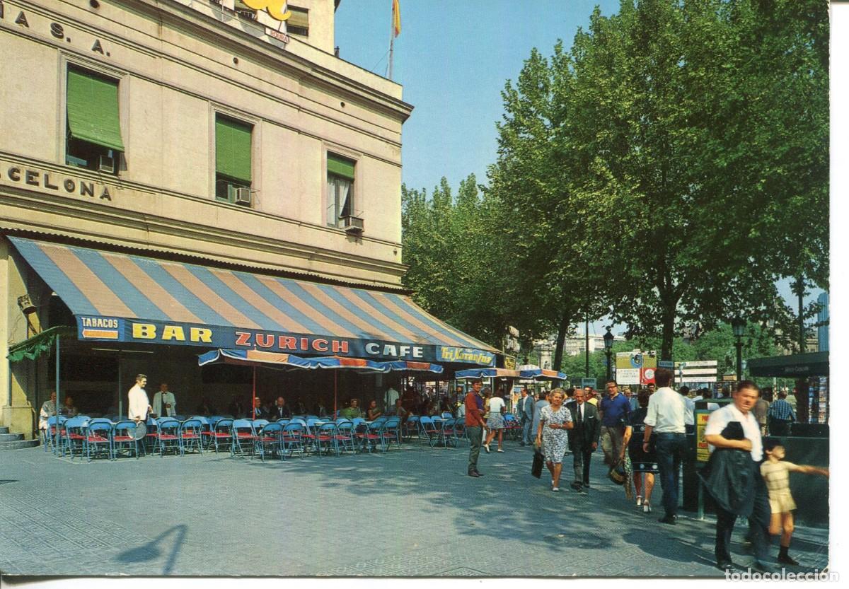 Cartes Postales: BARCELONA- BAR ZURICH CAF&Eacute;-TABACOS-PUBLICITARIA BODAS DE ORO 1920-70-