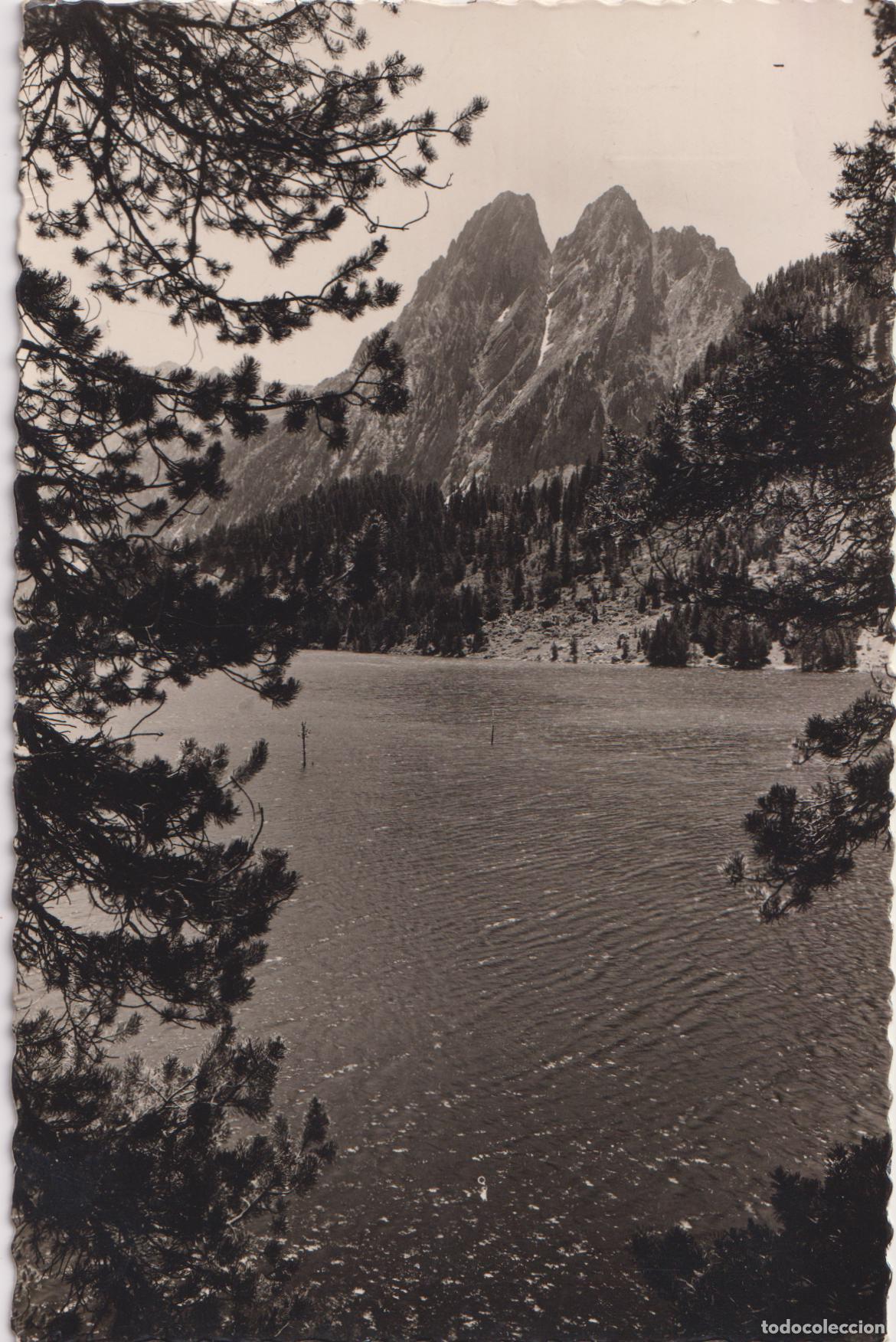 Postales: LLEIDA, VALL D'ESPOT, BOSQUE Y LEYENDA SOBRE AGUAS TRANQUILAS - ED.O.T. N&ordm;132 - CIRCULADA