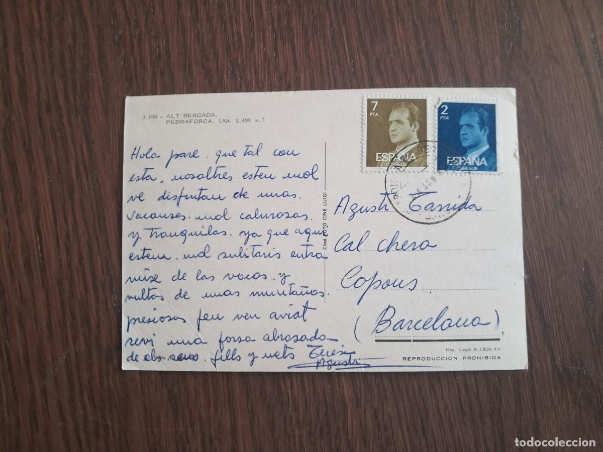 Postales: postal de Espa&ntilde;a, Alt Bergada, Pedraforca. - Foto 2