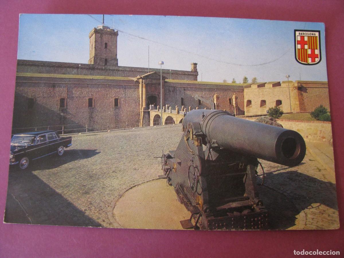 Postales: POSTAL DE BARCELONA. VISTA PARCIAL CASTILLO MONTJUICH. OSCAR COLOR.